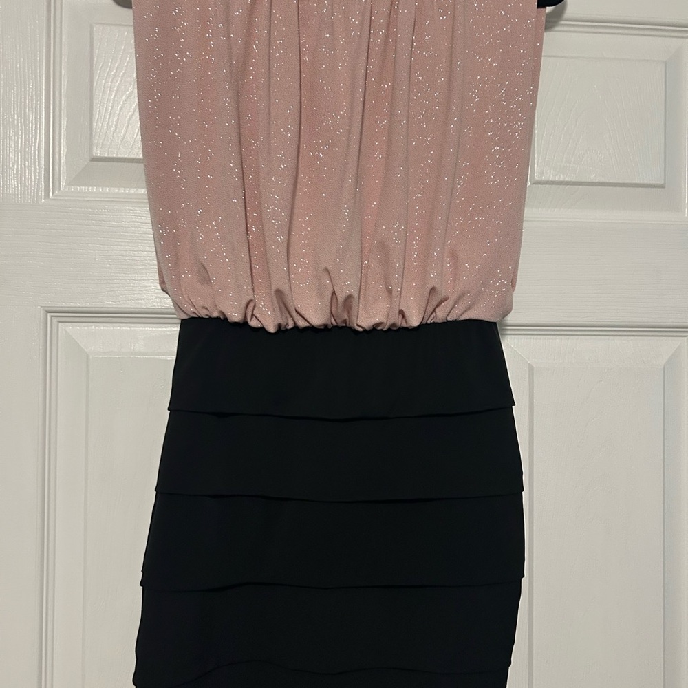 Enfocus Studio Glittery Pink Dress